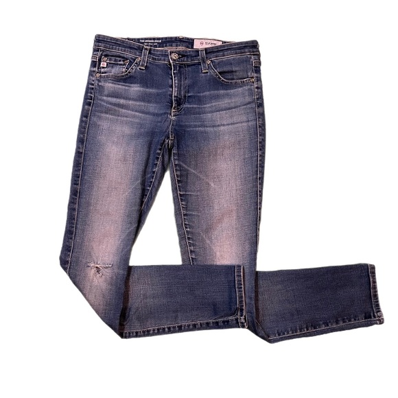 ADRIANO GOLDSCHMIED The legging Ankle Super Skinny, destructed knee, Size 28R - Picture 5 of 13